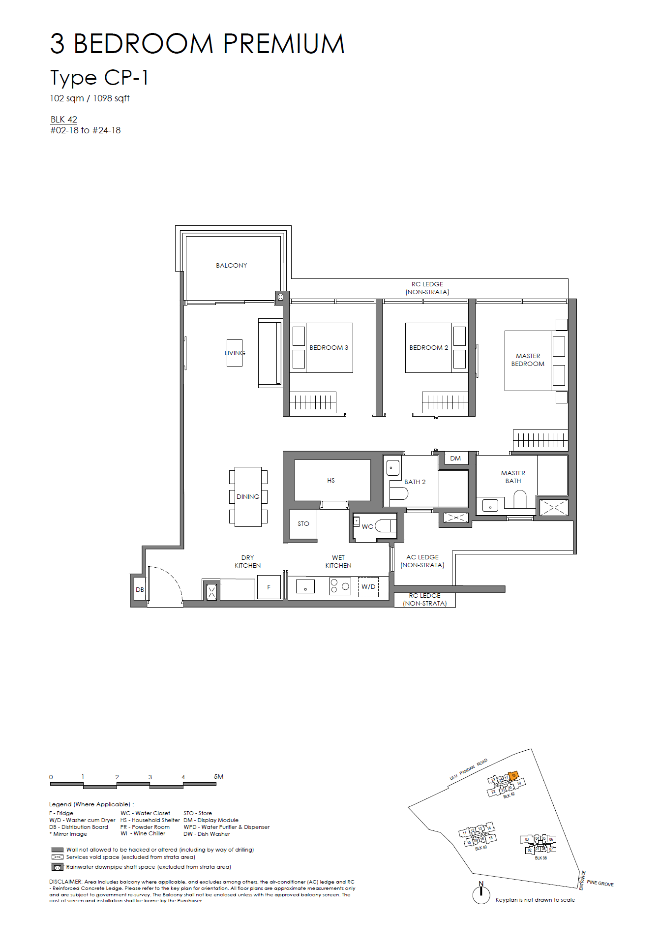 Nava Grove 1 Bedroom Floor Plan 3